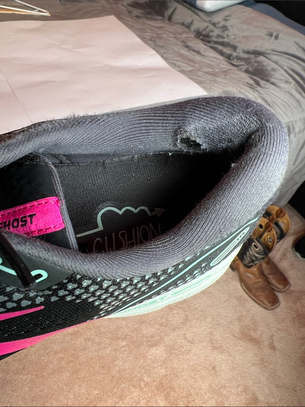 Brooks Women's Ghost 14 Running Running Shoes Size 10 - Picture 7 of 10